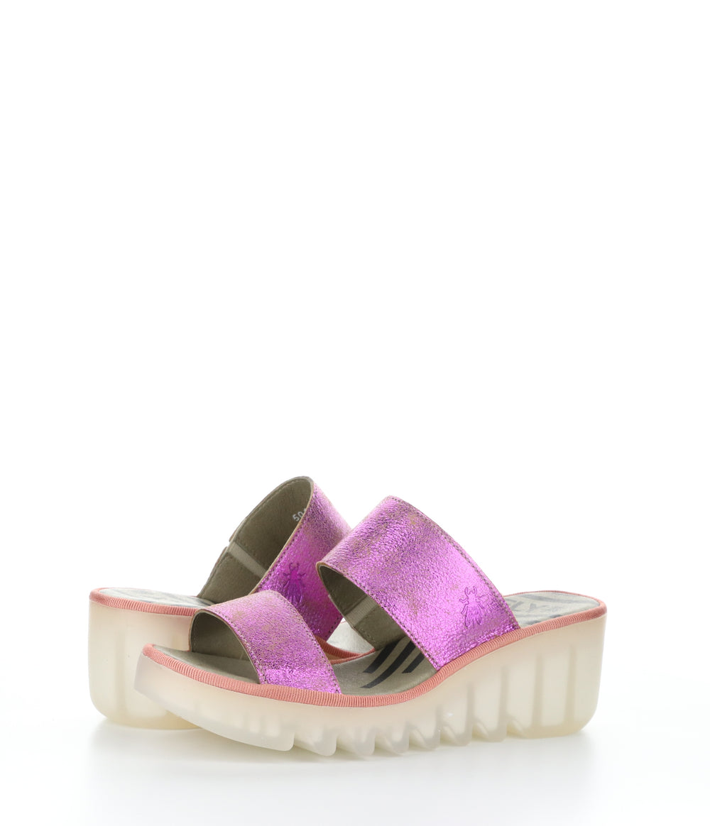 BESY357FLY PINK Wedge Sandals