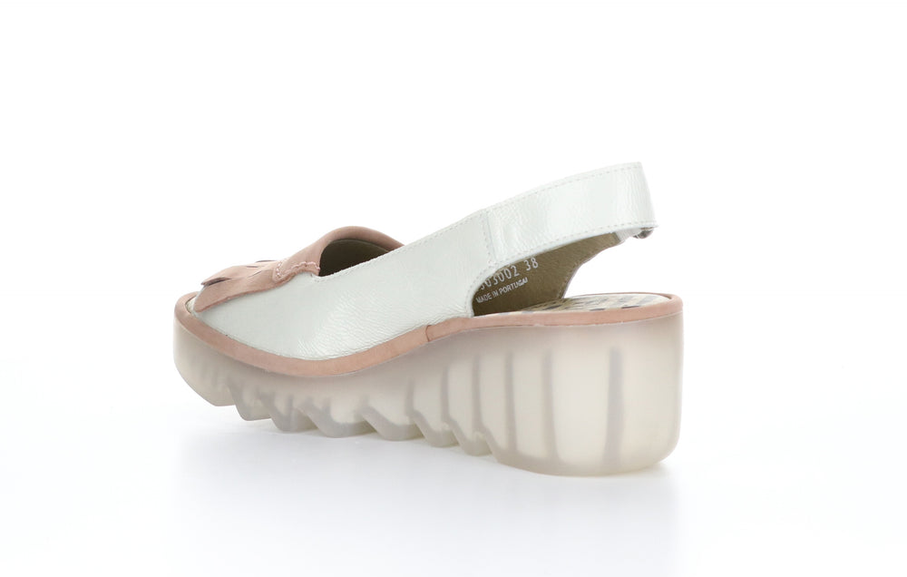 BIND303FLY Luxor/Cupido Offwhite/Pink Sling-Back Sandals