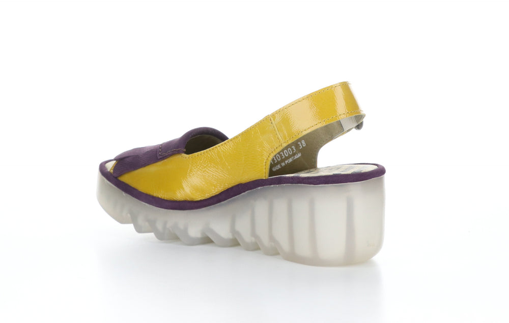 BIND303FLY Luxor/Luxor Yellow/Purple Sling-Back Sandals