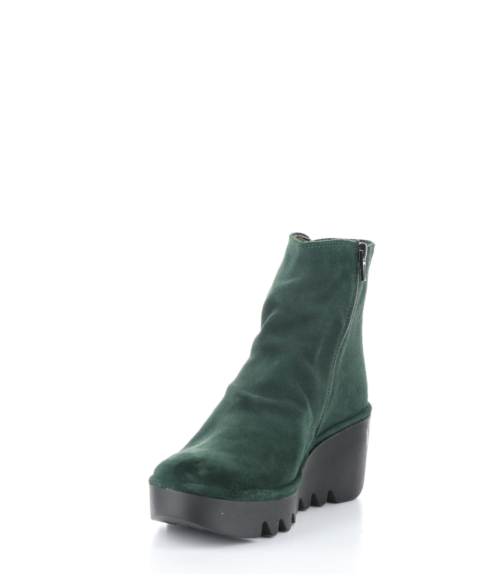 BROM344FLY 002 GREEN FOREST Round Toe Boots
