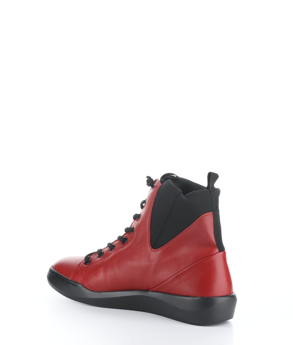 BUCK698SOF 002 RED/BLACK Hi-Top Boots