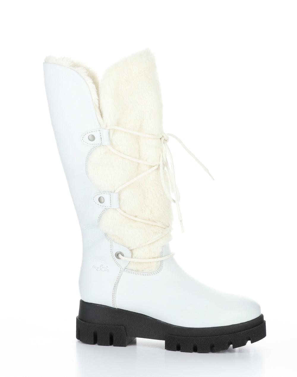 CABAL White Zip Up Boots