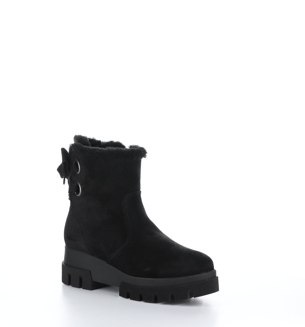 CACHET Black Zip Up Boots