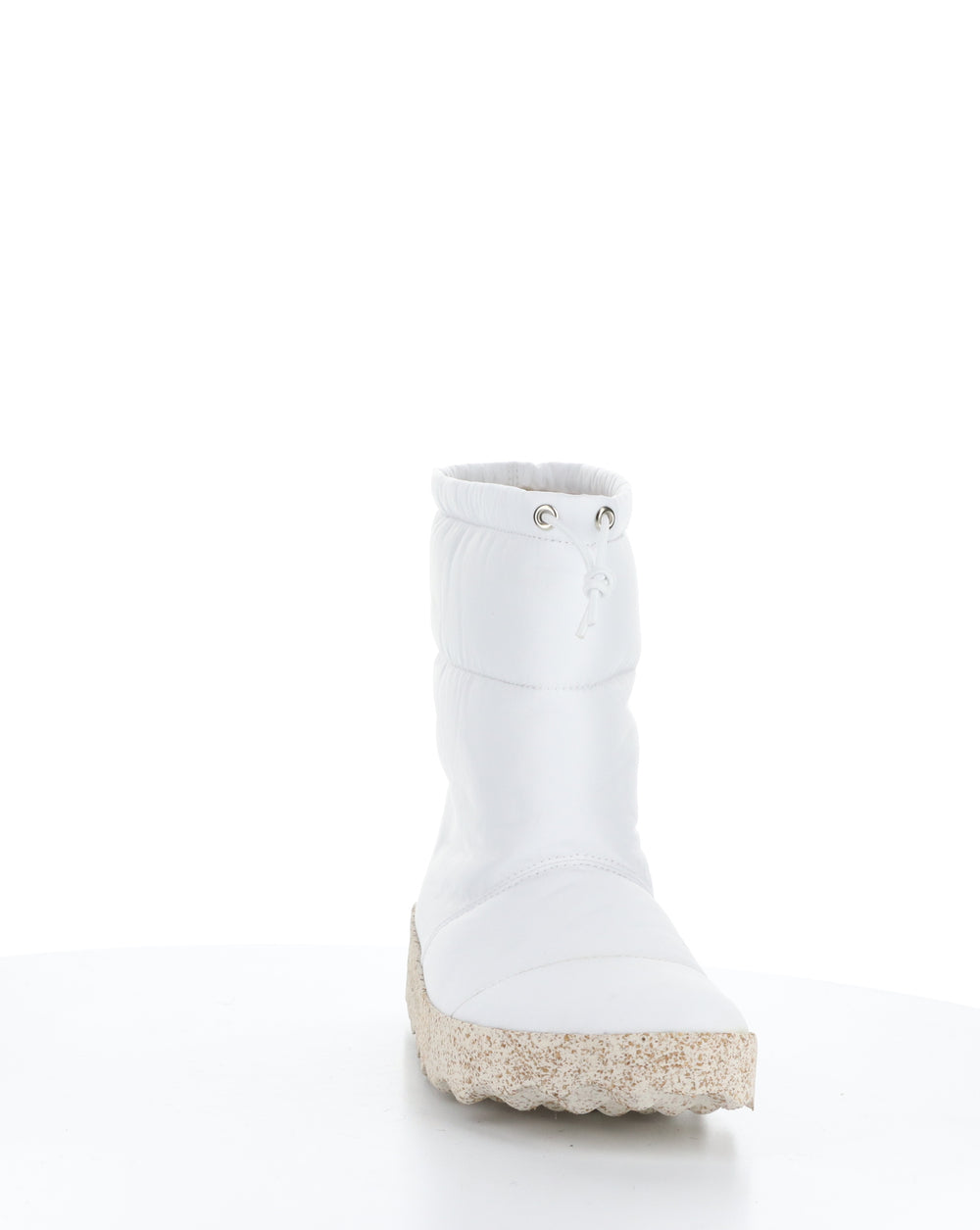 CALE142ASP White Round Toe Boots