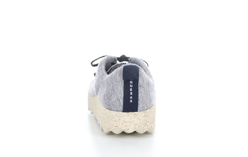 CAMP_M Grey Merino Wool Lace-up Trainers