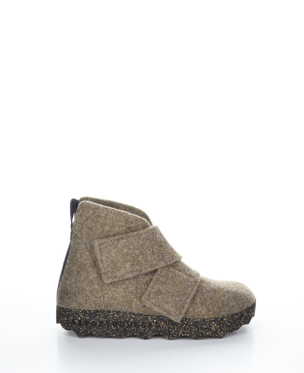 CASE L Taupe Velcro Boots
