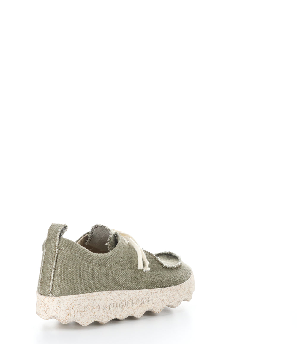 CHAT025ASP MIL GREEN/NAT Round Toe Shoes