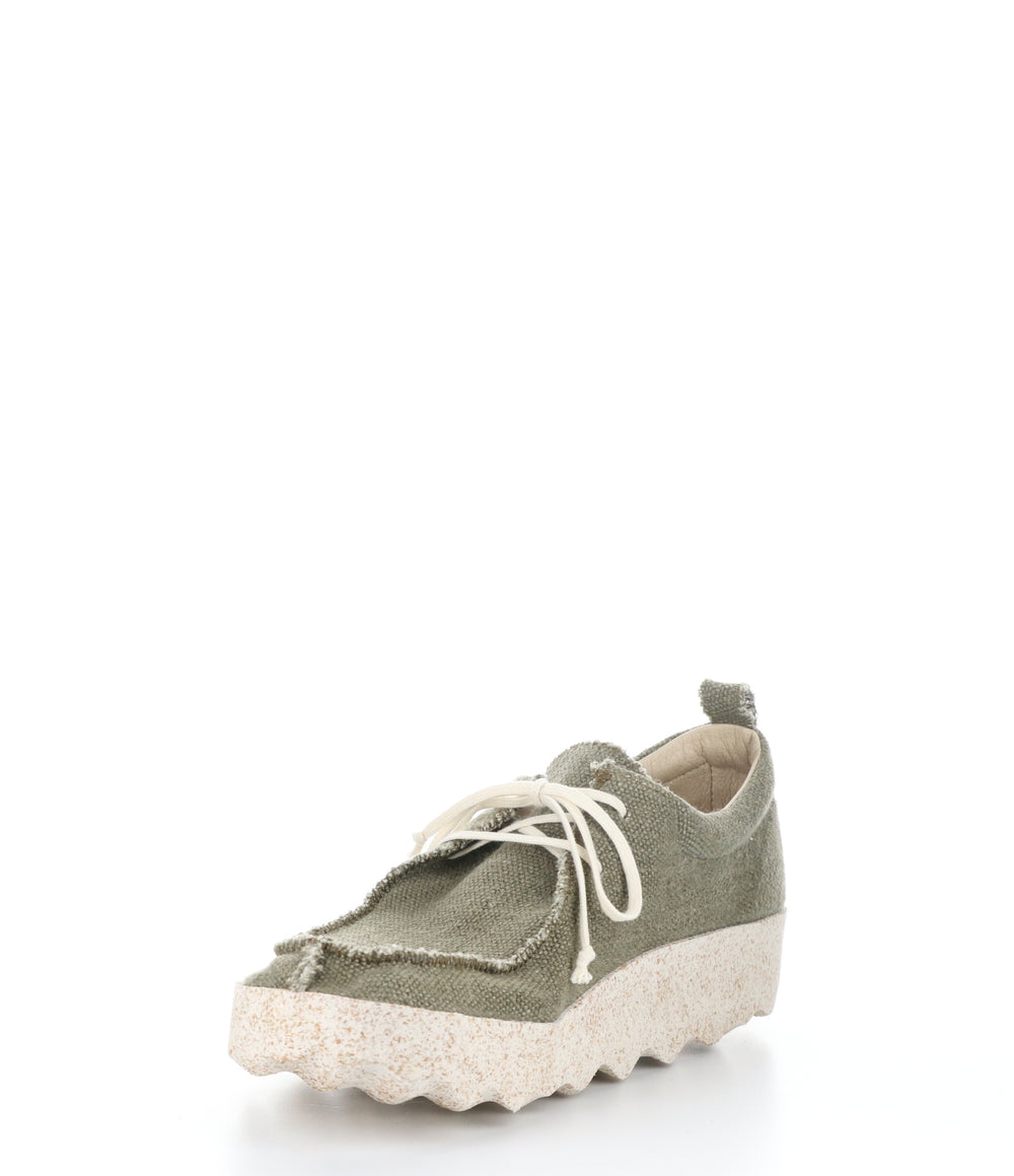 CHAT047ASPM MIL GREEN/NAT Round Toe Shoes