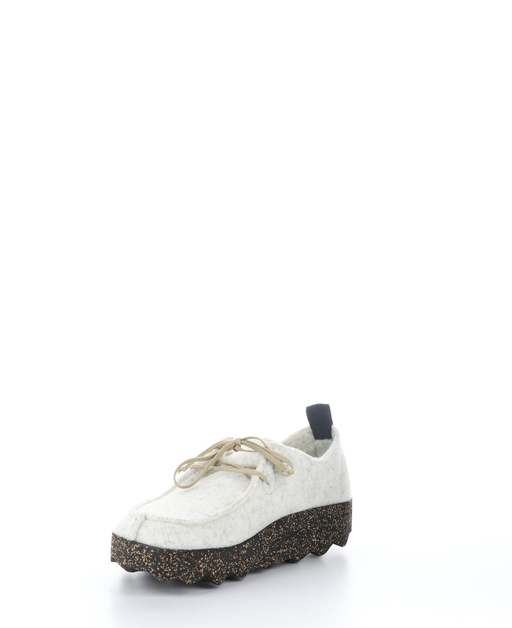 CHAT063ASP Off White Round Toe Shoes
