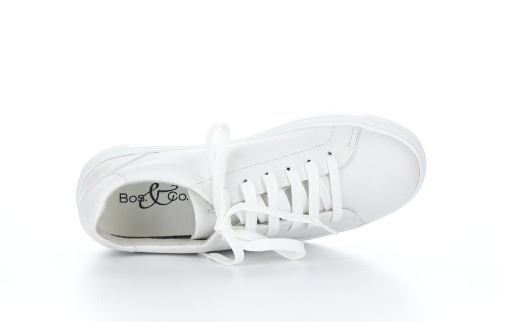CHELSEY White Lace-up Shoes