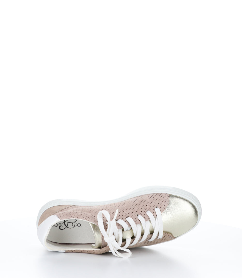 CHERISE Champagne/Pink Round Toe Shoes