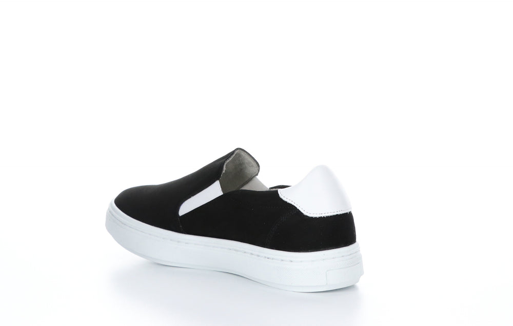 CHUSKA Black Slip-on Shoes