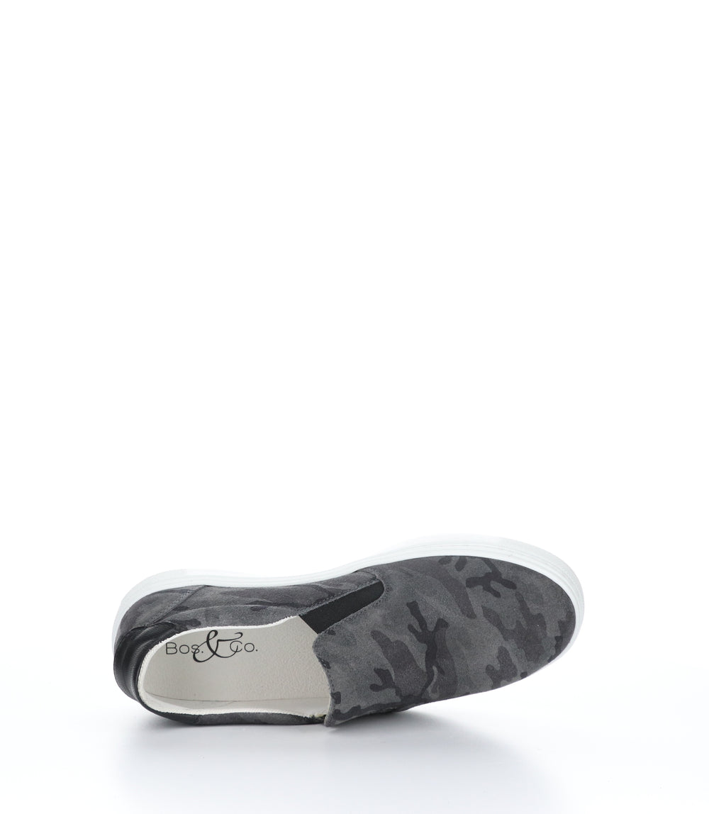 CHUSKA GREY/BLACK Slip-on Shoes