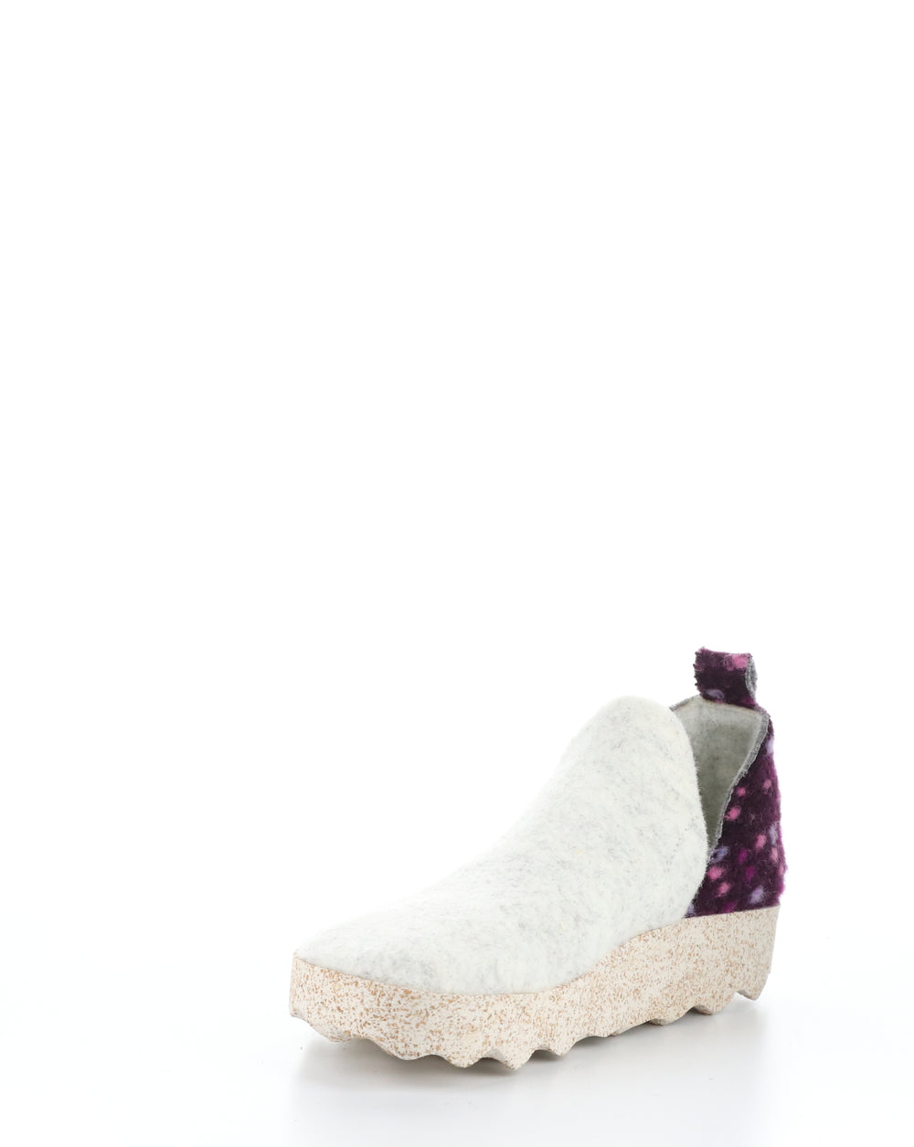 CITY086ASP 004 OFF WHITE Round Toe Shoes