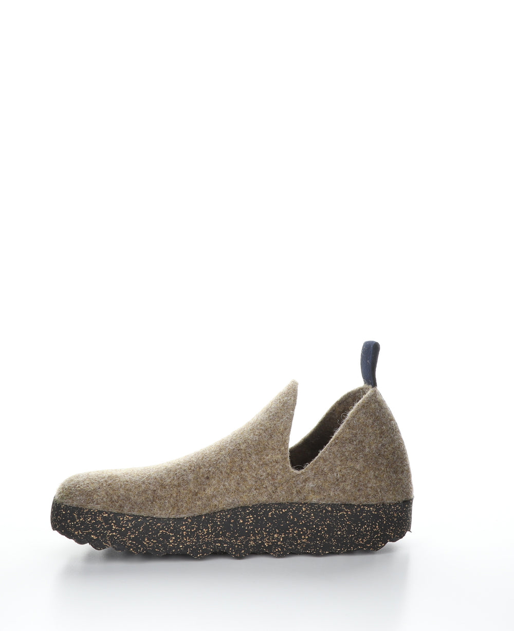 CITYM Taupe Round Toe Shoes