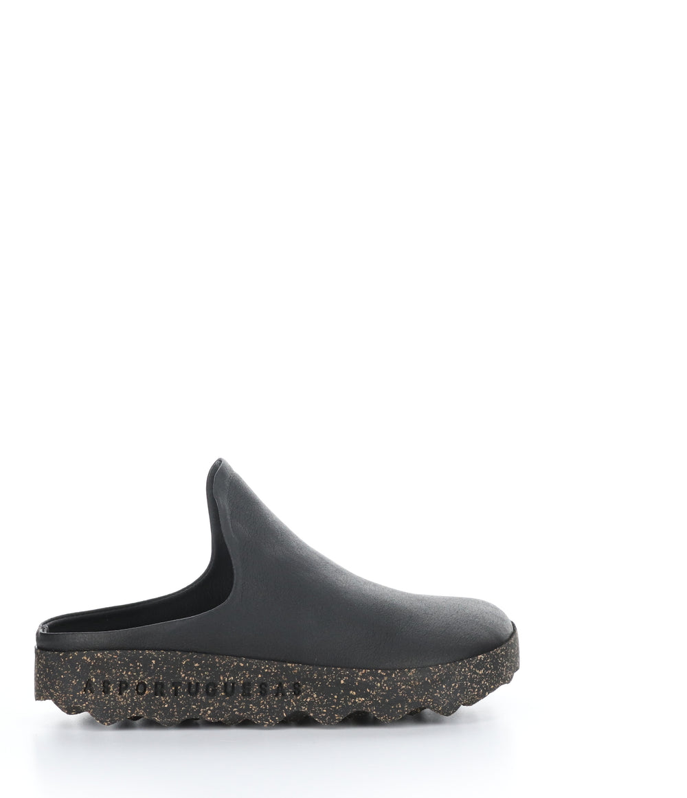 CLAY126ASP BLACK Round Toe Shoes