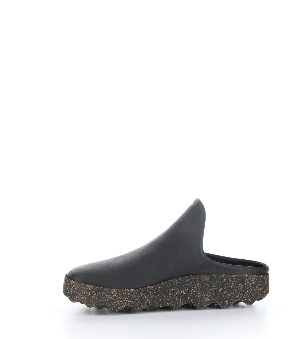 CLAY126ASP BLACK Round Toe Shoes