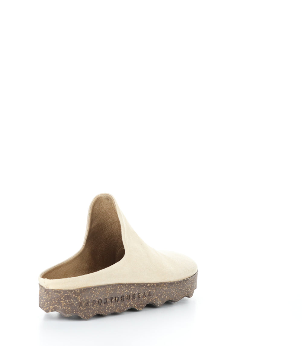 CLAY127ASPM BEIGE/BROWN Round Toe Shoes