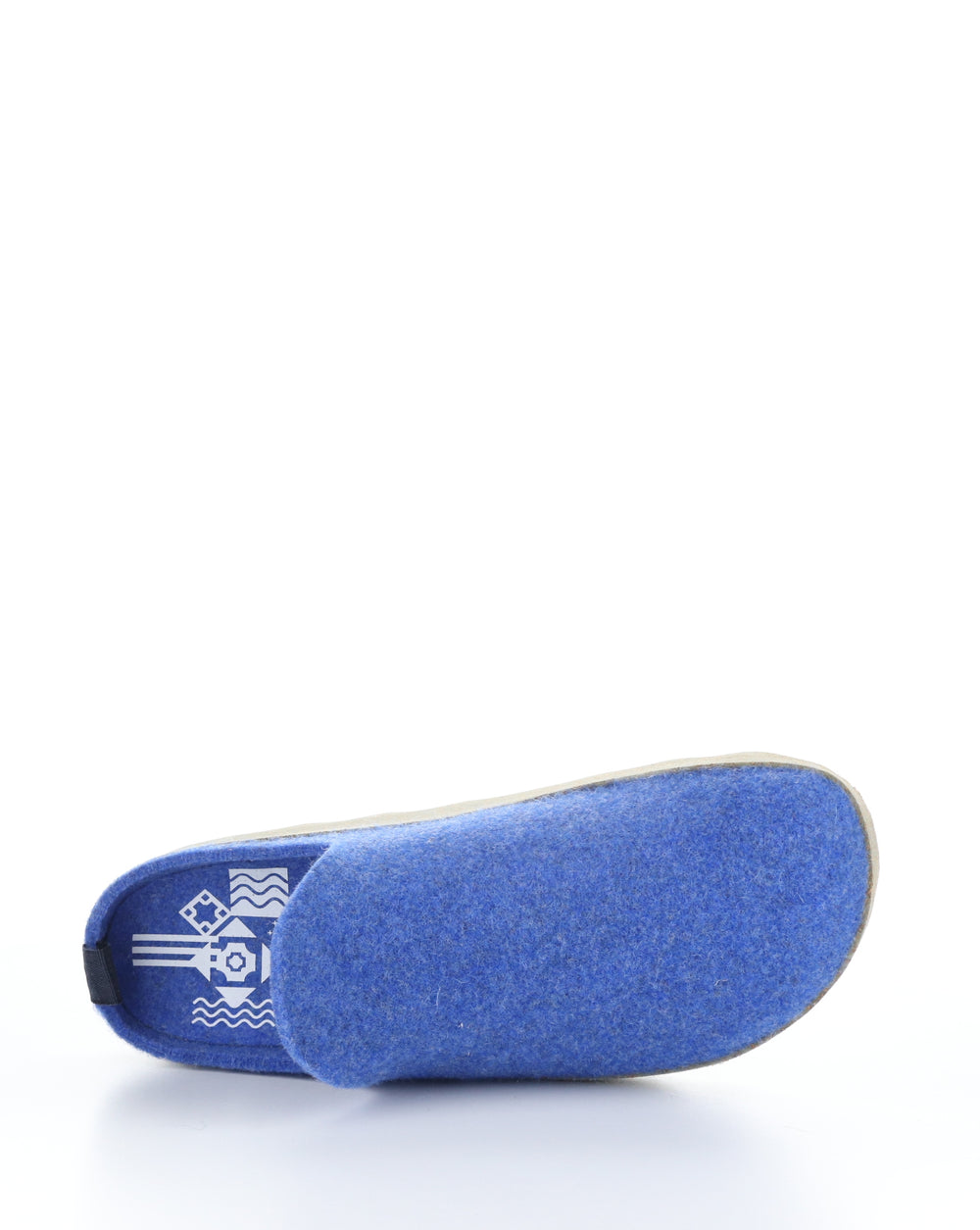 COME061ASPM Blue Slip-on Mules