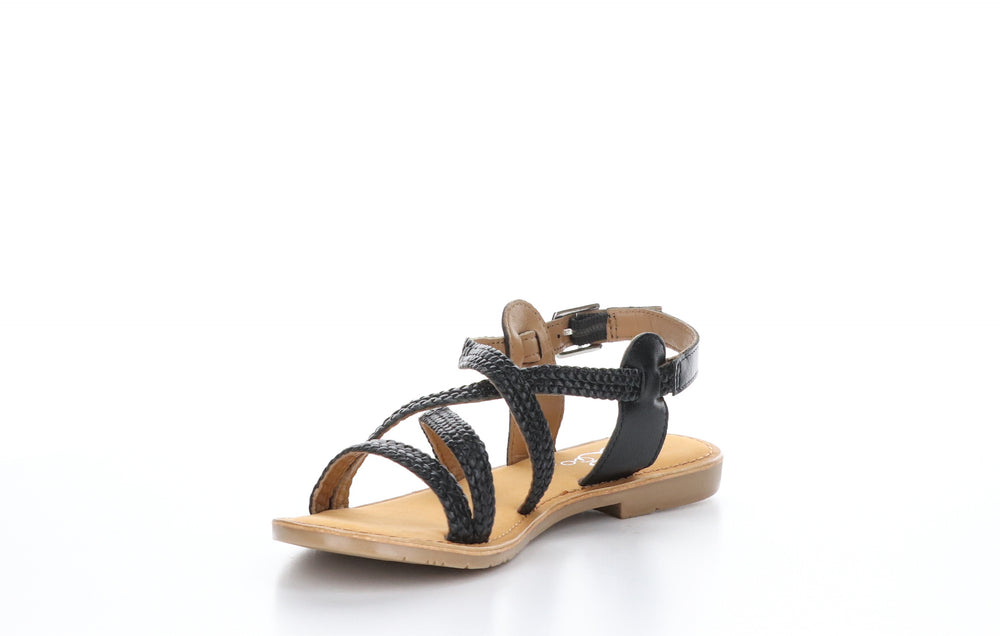 CROSS Black Strappy Sandals