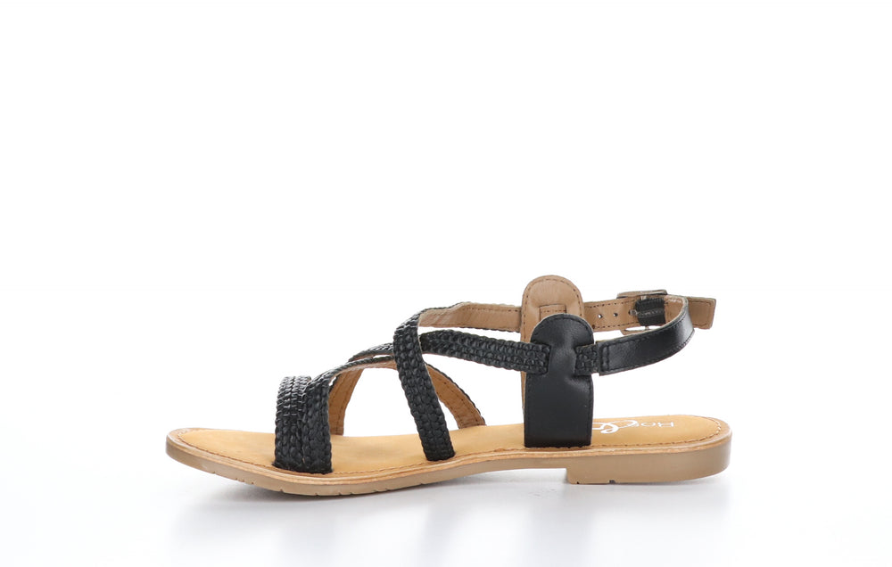 CROSS Black Strappy Sandals