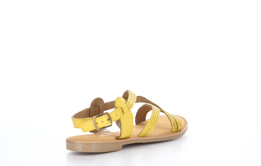 CROSS Yellow Strappy Sandals