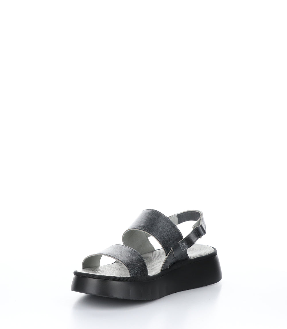 CURA318FLY GRAPHITE Wedge Sandals