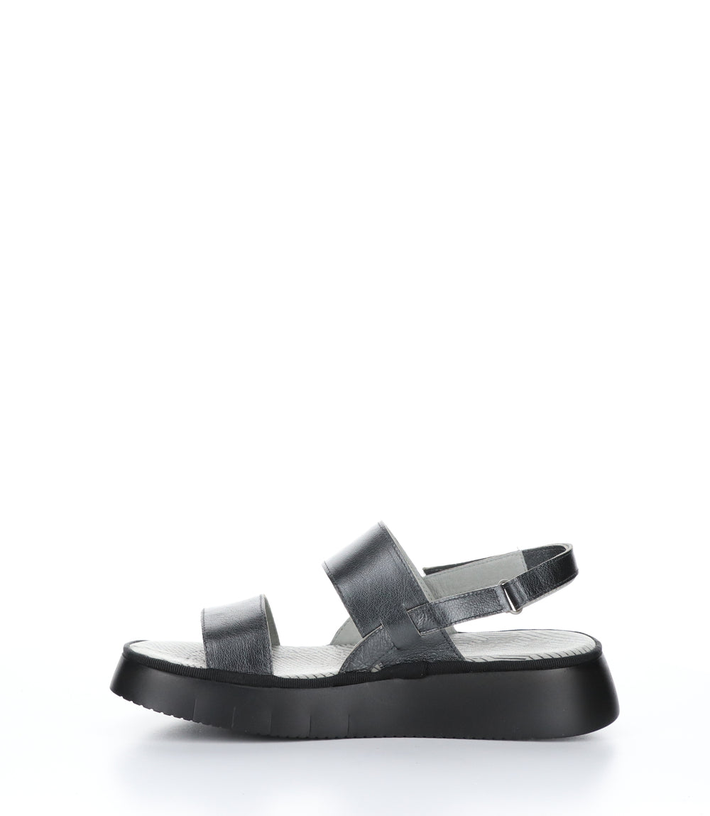 CURA318FLY GRAPHITE Wedge Sandals