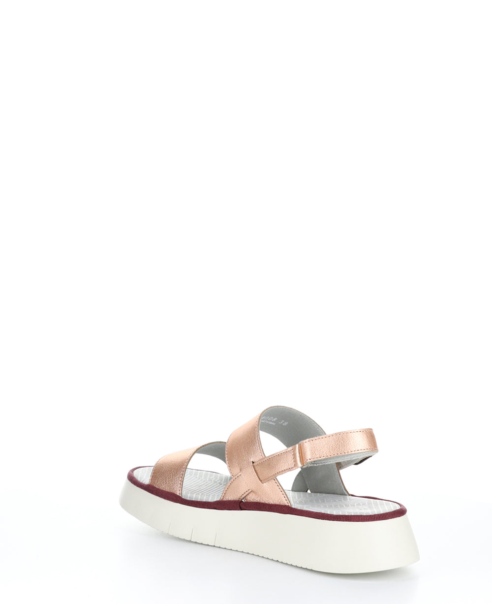 CURA318FLY BLUSH GOLD Wedge Sandals