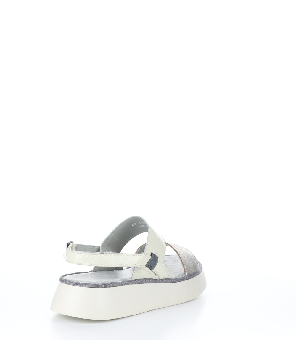 CURA318FLY PEARL/OFF WHITE Wedge Sandals