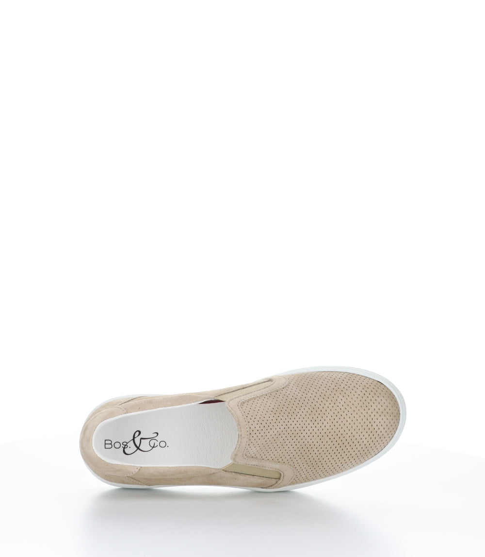 CYBILL Taupe Round Toe Shoes
