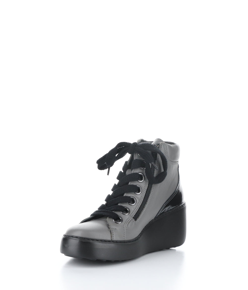 DICE468FLY 001 GREY/BLACK Hi-Top Shoes