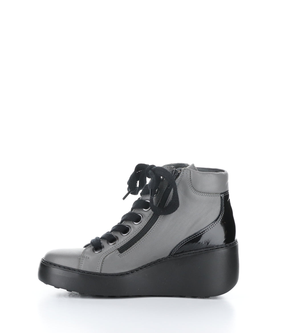 DICE468FLY 001 GREY/BLACK Hi-Top Shoes