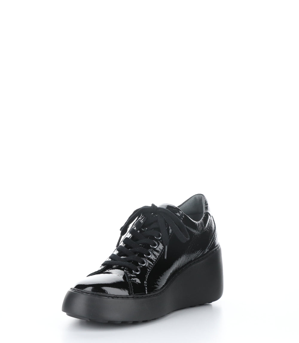 DILE450FLY BLACK Round Toe Trainers