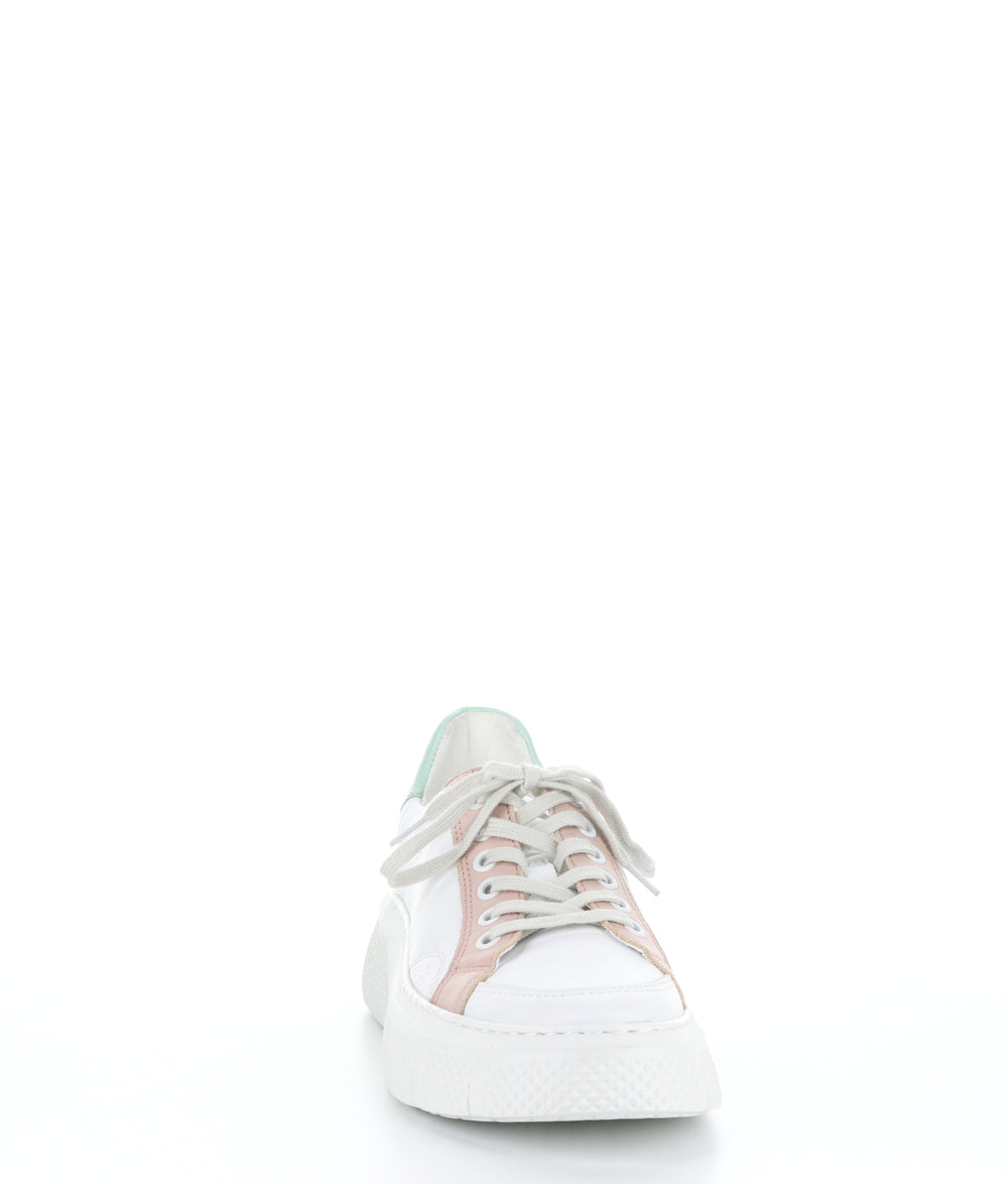 EMMY510FLY WHITE/NUDE/MINT Round Toe Shoes