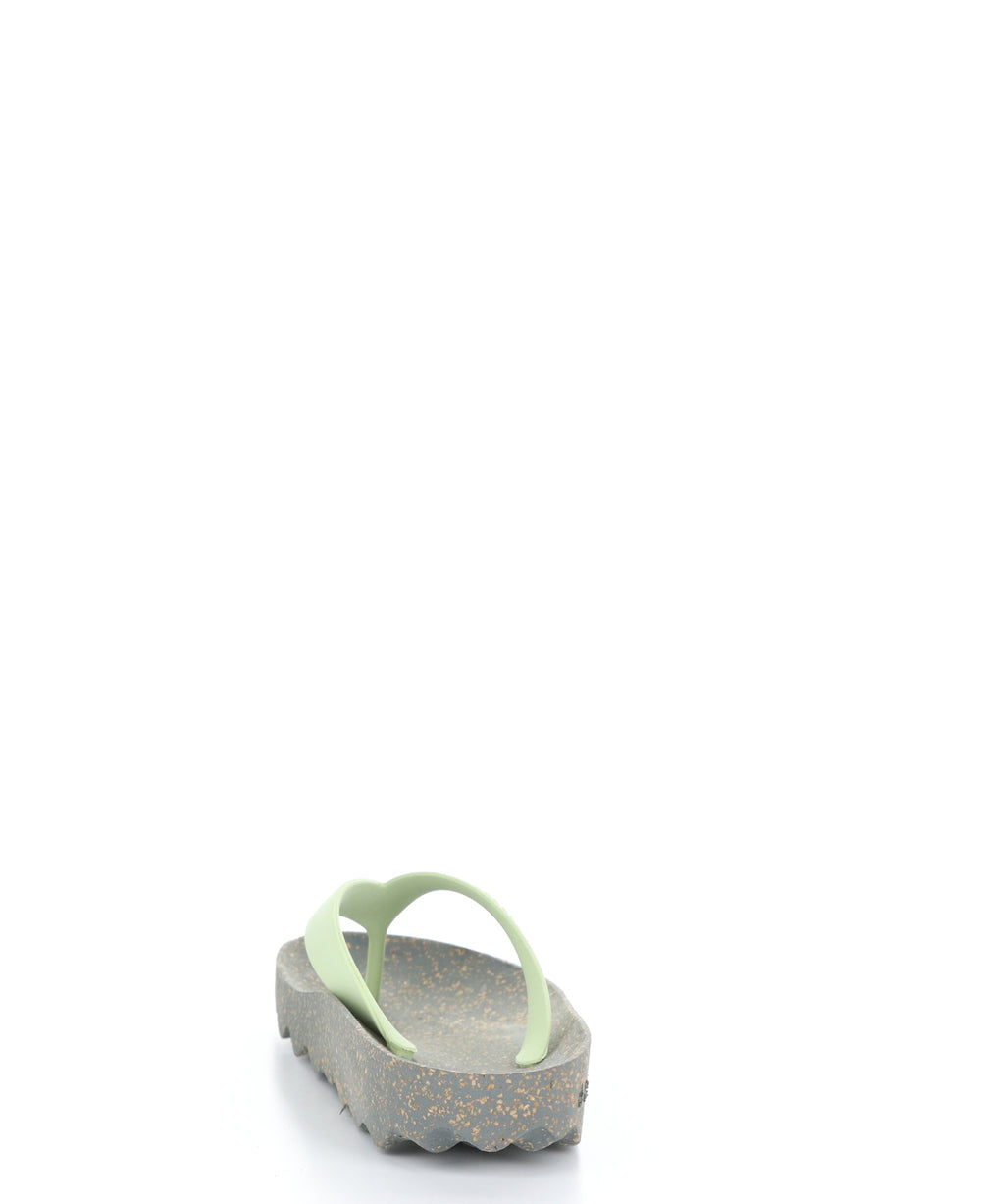 FEEL_L Grey Mint Casual Flip-Flops