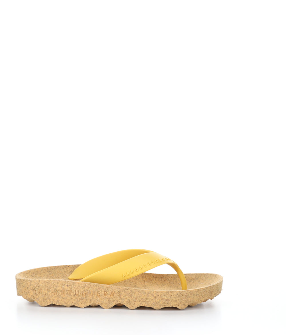 FEEL075ASP YELLOW Round Toe Shoes