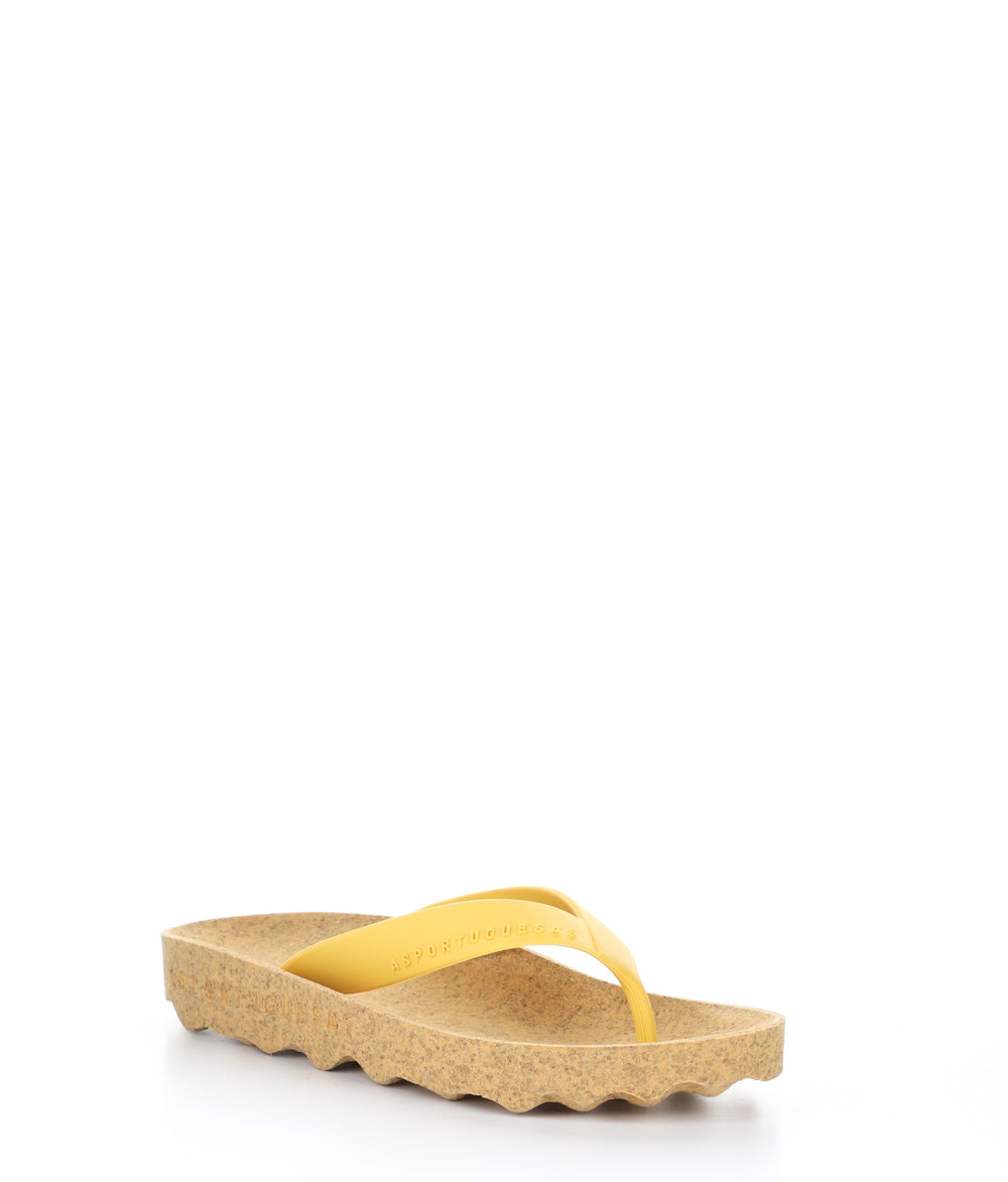 FEEL075ASP YELLOW Round Toe Shoes