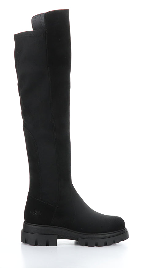 FIFTH Suede Black Elasticated Boots