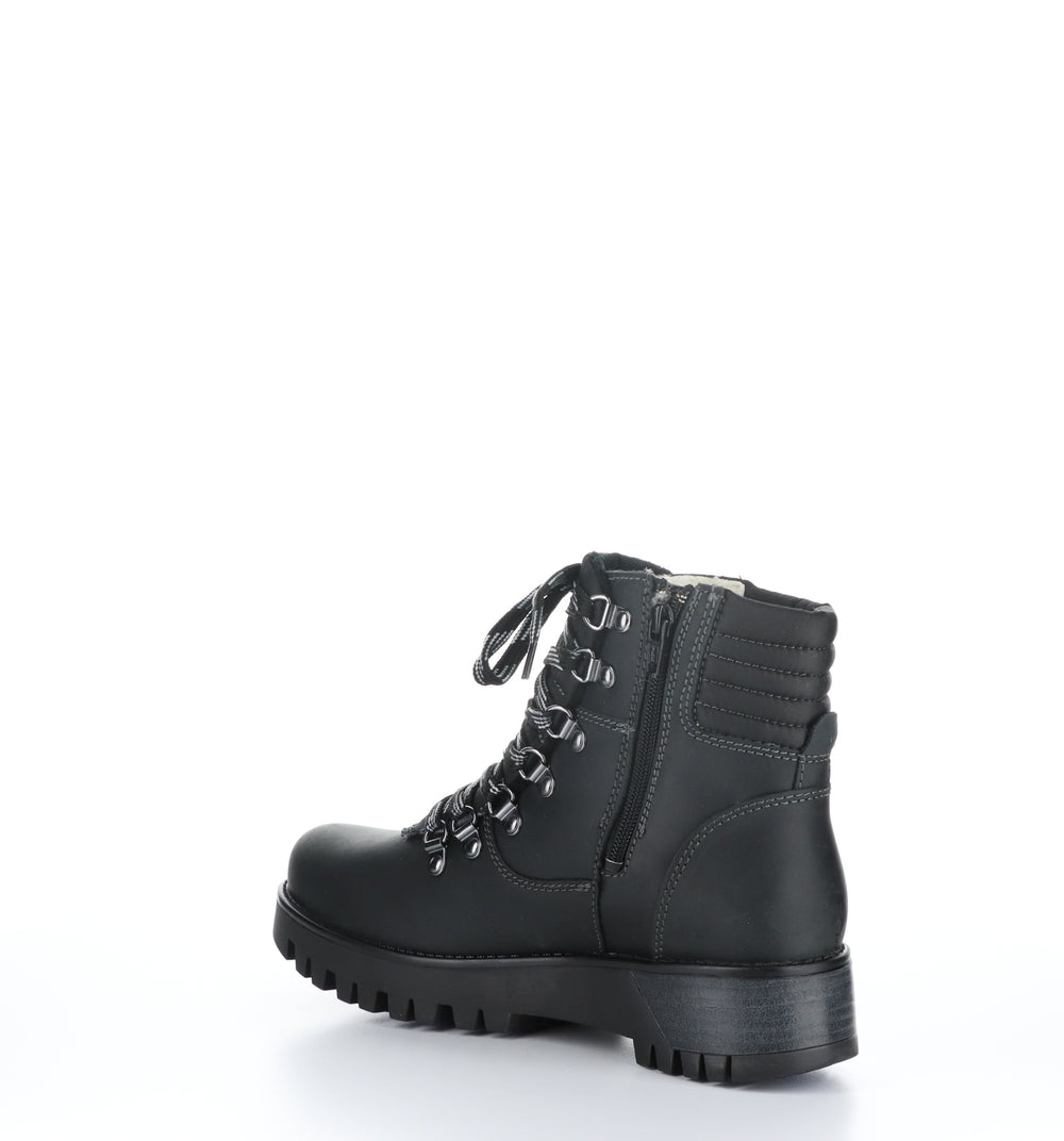 GATOR PRIMA Black Zip Up Ankle Boots