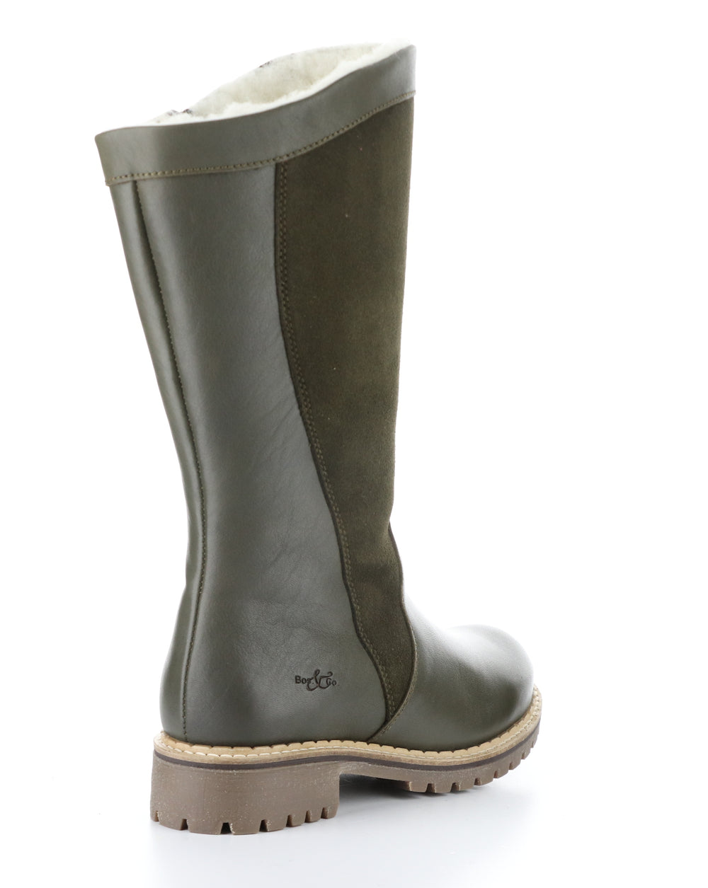 HENRY OLIVE Round Toe Boots