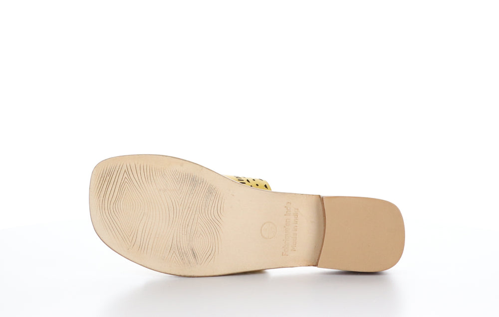IMST Yellow Casual Slides