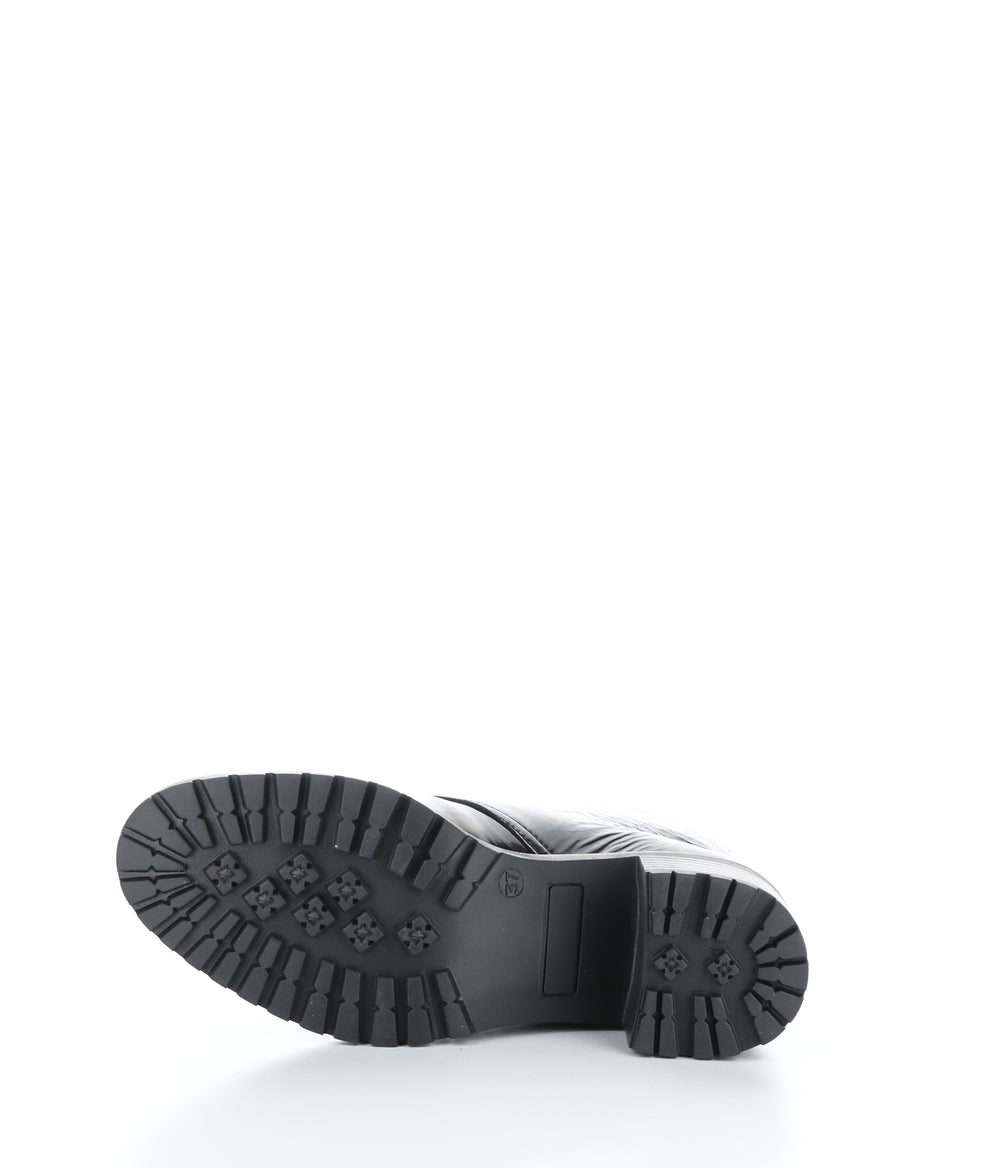 INDEX BLACK Round Toe Boots