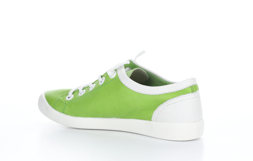 ISLAII557SOF Supple Apple Green/White Slip-on Trainers