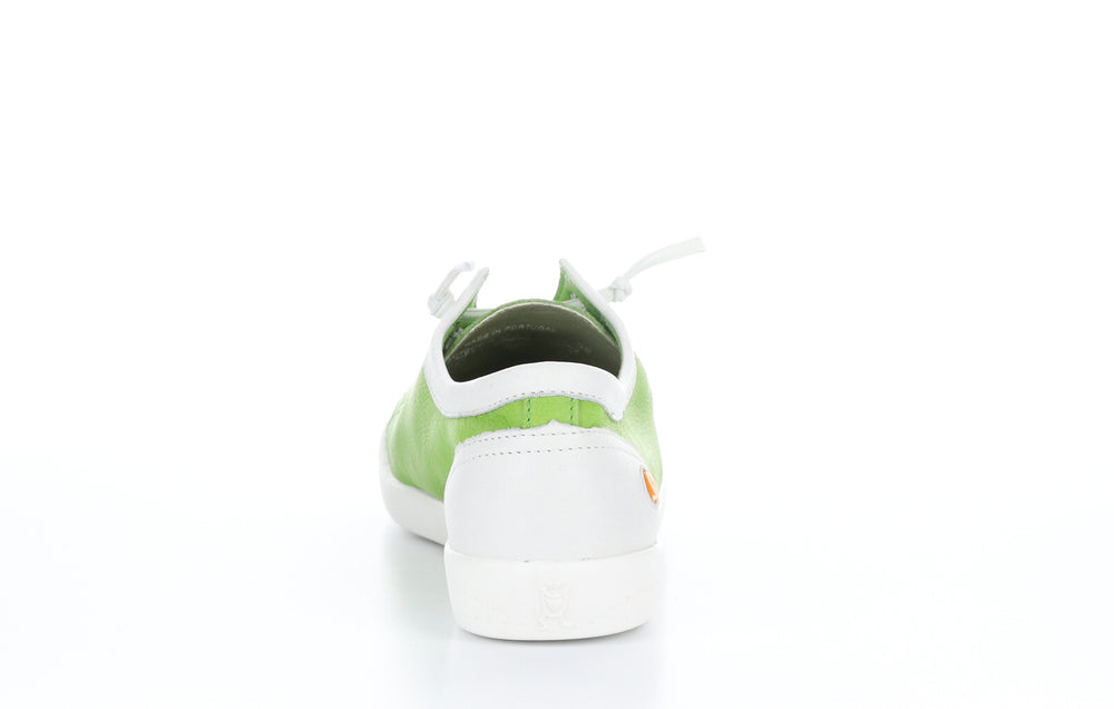 ISLAII557SOF Supple Apple Green/White Slip-on Trainers