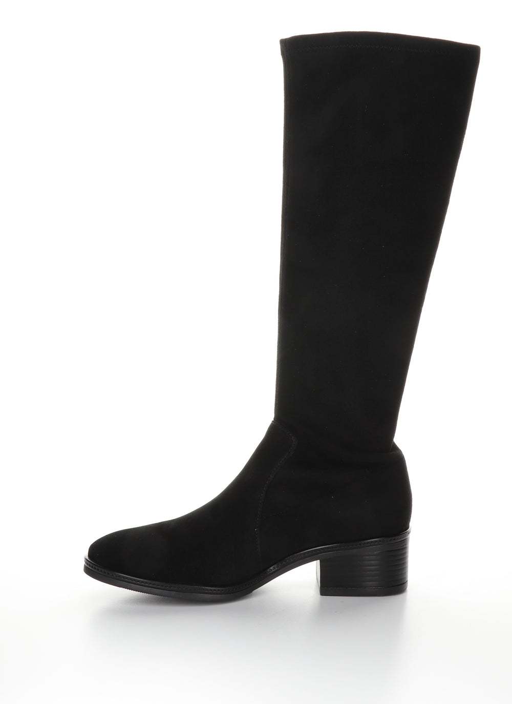 JAVA Black/Black Round Toe Boots