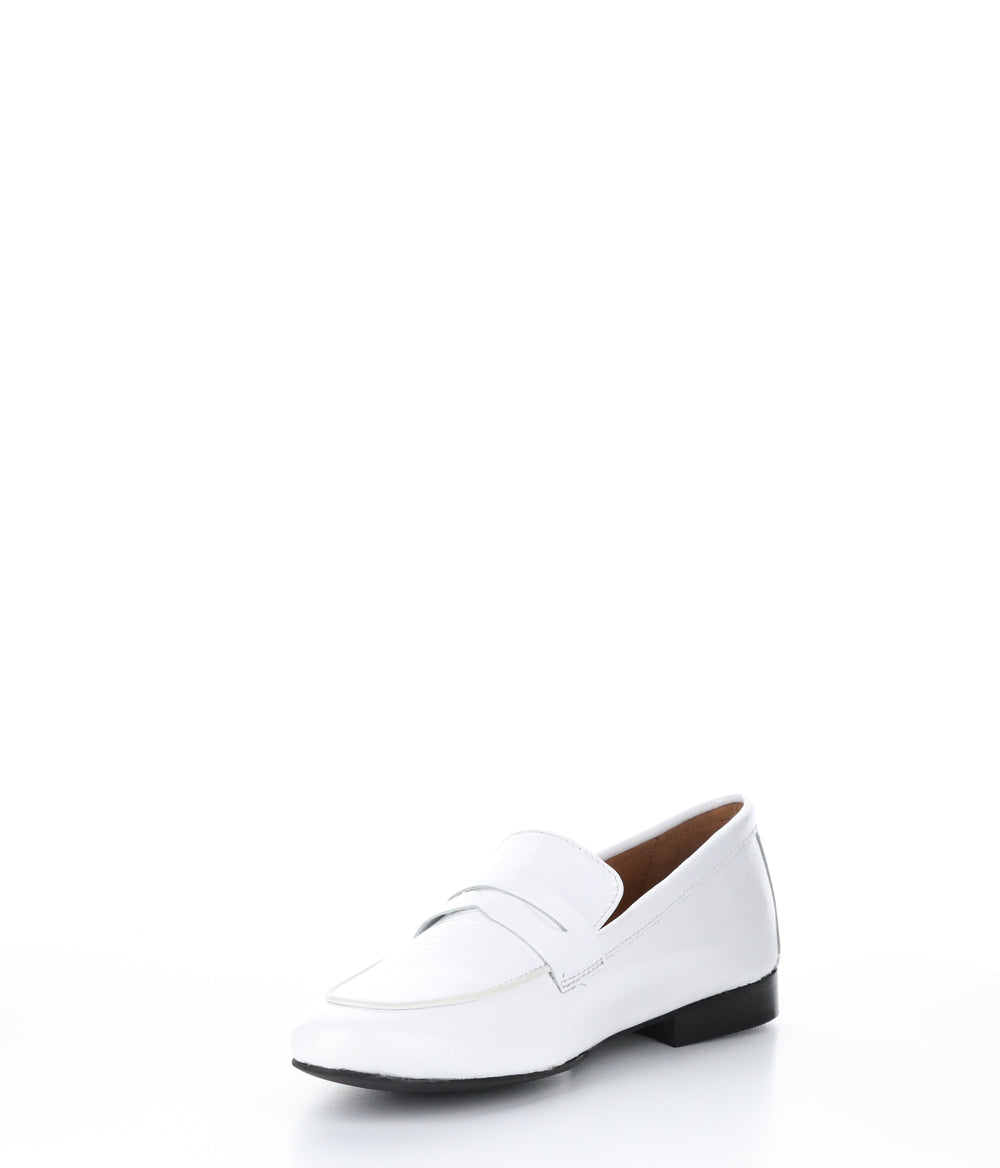 JENA WHITE Round Toe Shoes