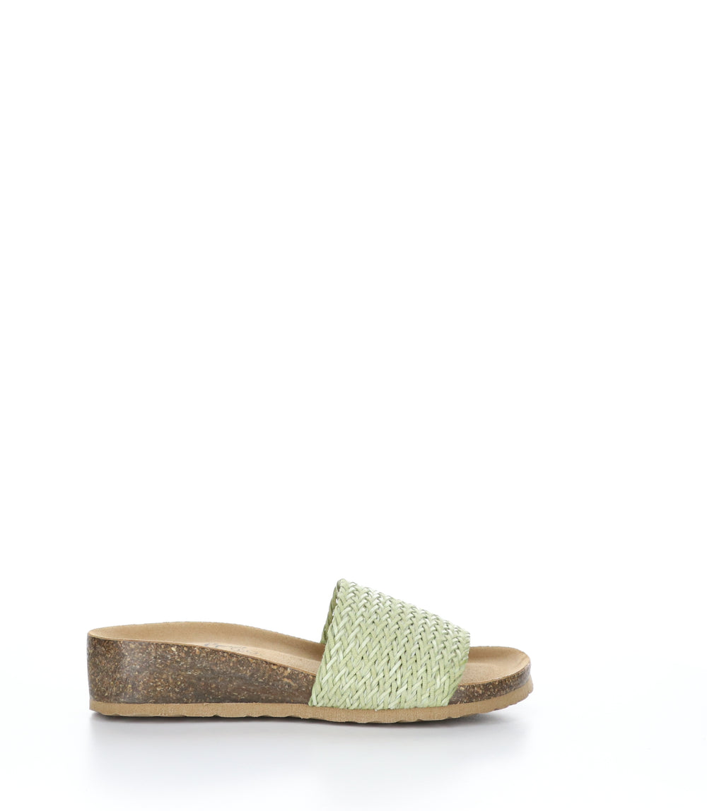 LACIE Sharp Green Round Toe Sandals