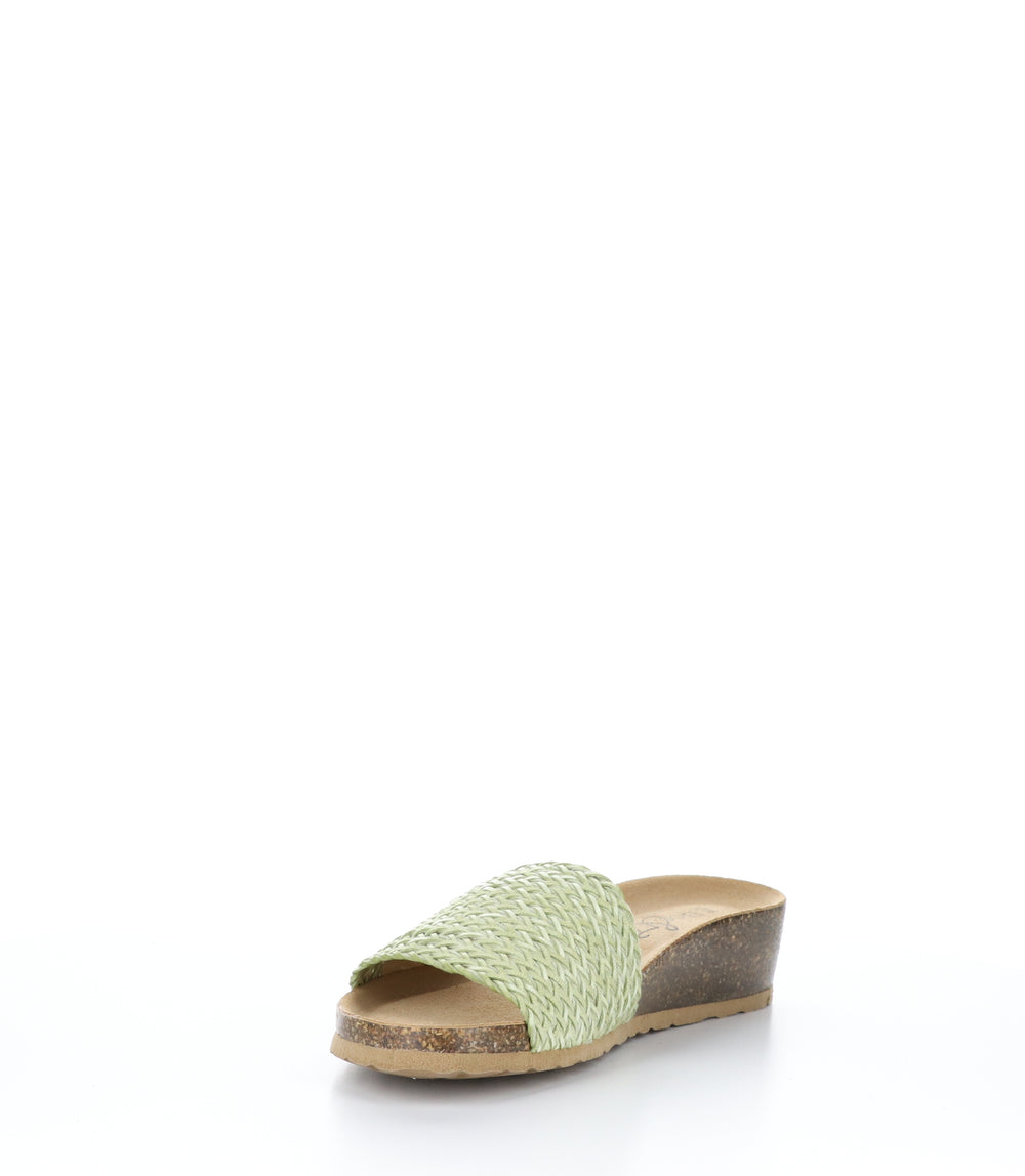 LACIE Sharp Green Round Toe Sandals