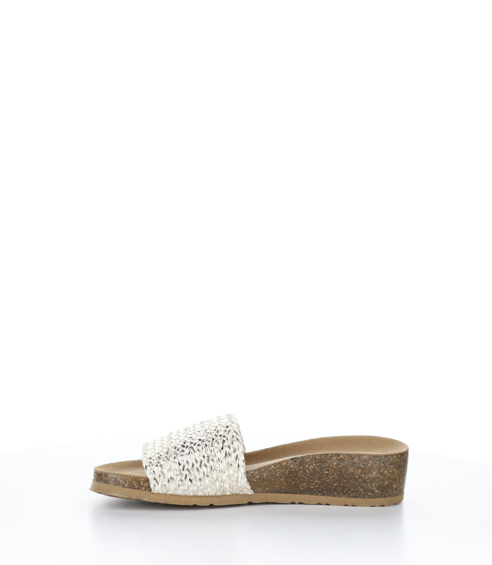 LACIE SILVERGOLD Wedge Mules